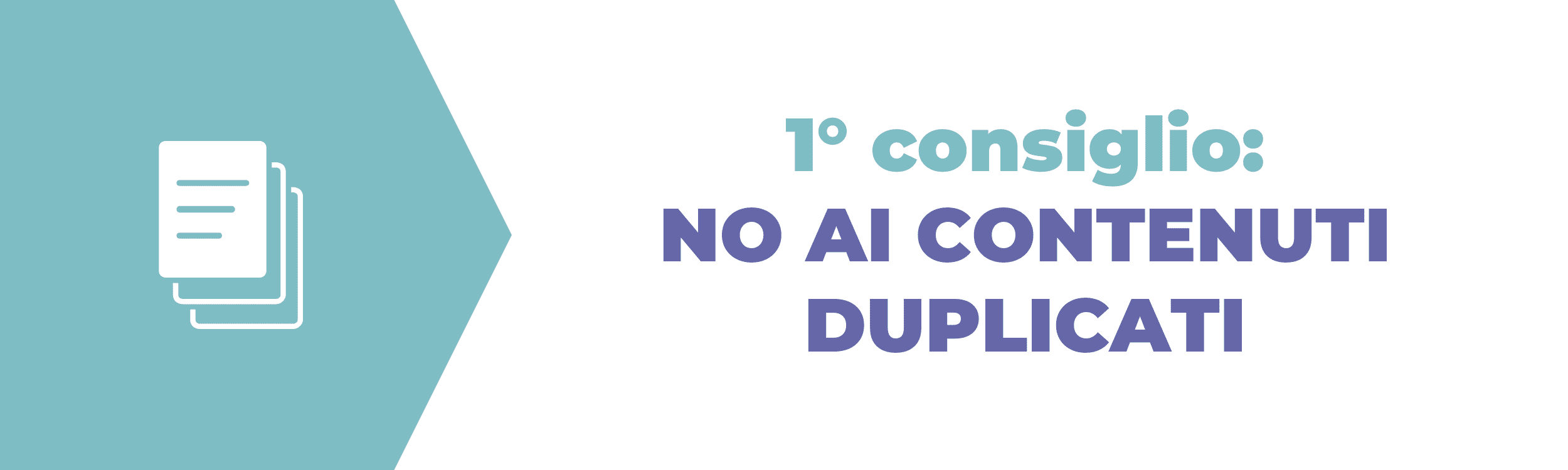 SEO Copywriting Tips - Fai attenzione ai contenuti duplicati