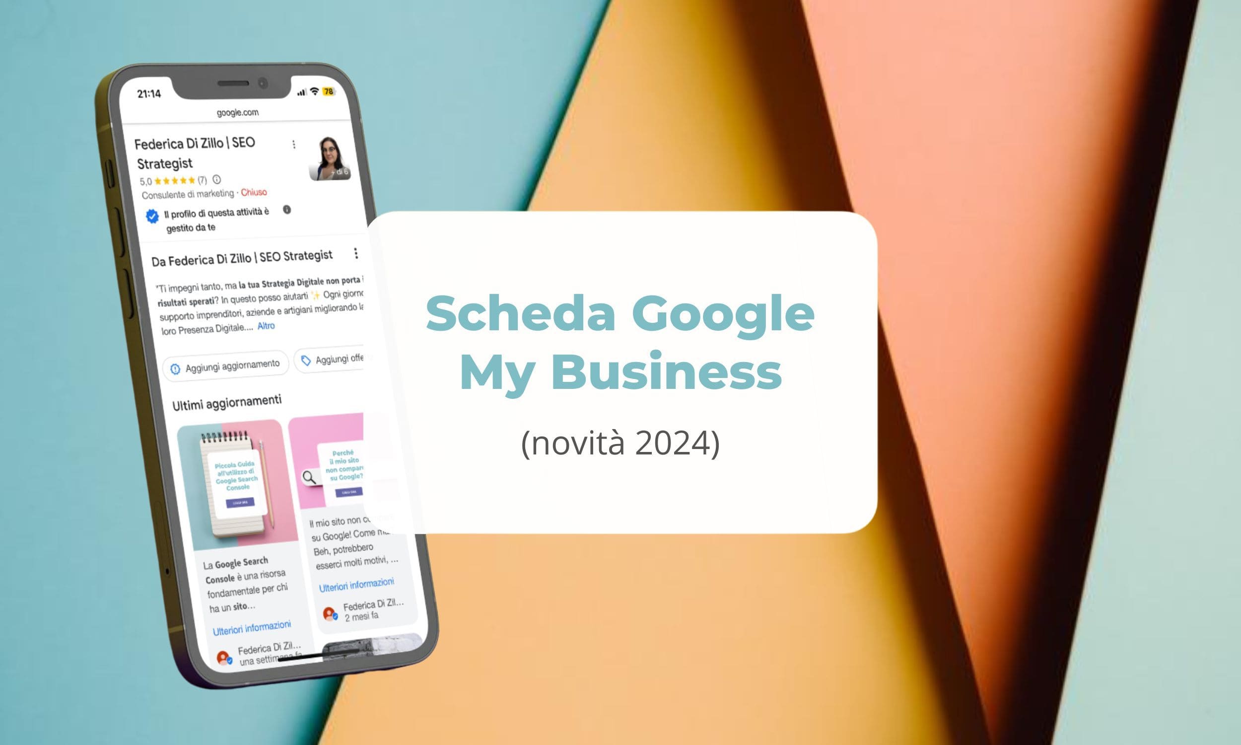 Scheda Google My Business (novità 2024)