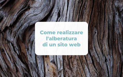 Come realizzare l’alberatura di un sito web